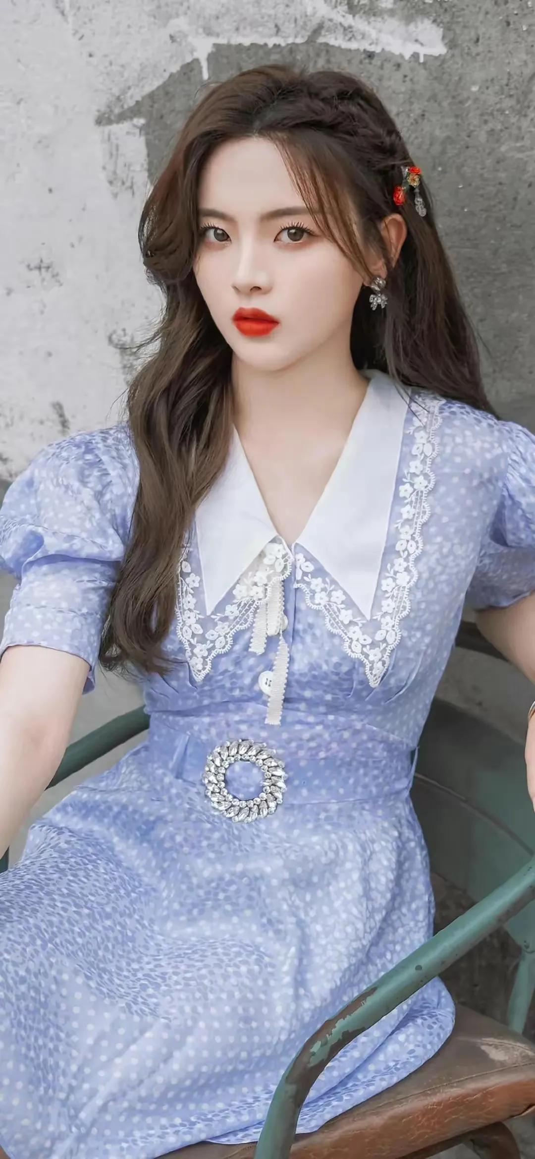 杨超越法式浪漫壁纸,杨超越壁纸全屏高清唯美