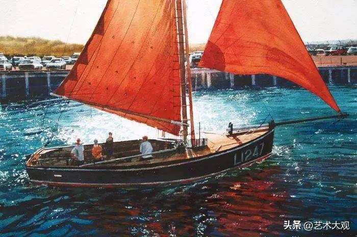 欧美风景水彩画名作,欧洲顶尖水彩大师的风景画欣赏