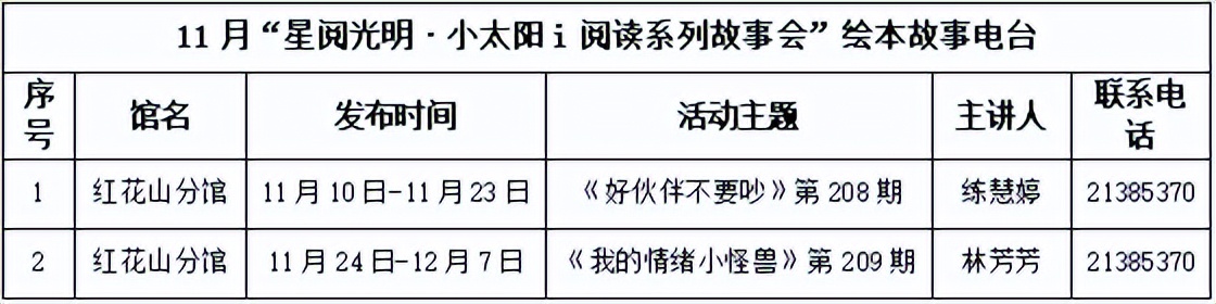 7台演出、6场展览、41场活动……请查收11月份光明区文化菜单！