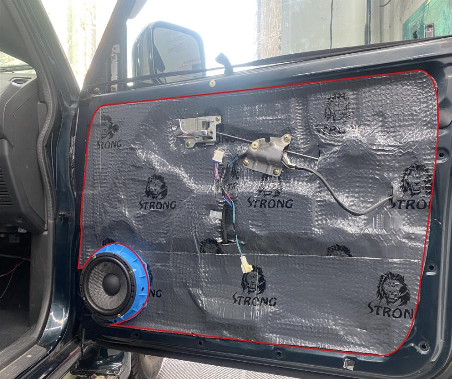 三菱帕杰罗音响升级有难度吗,帕杰罗改音响和隔音