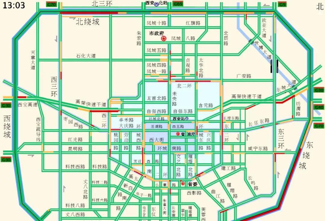 西安高速路况实时信息，开车8小时仍未出省