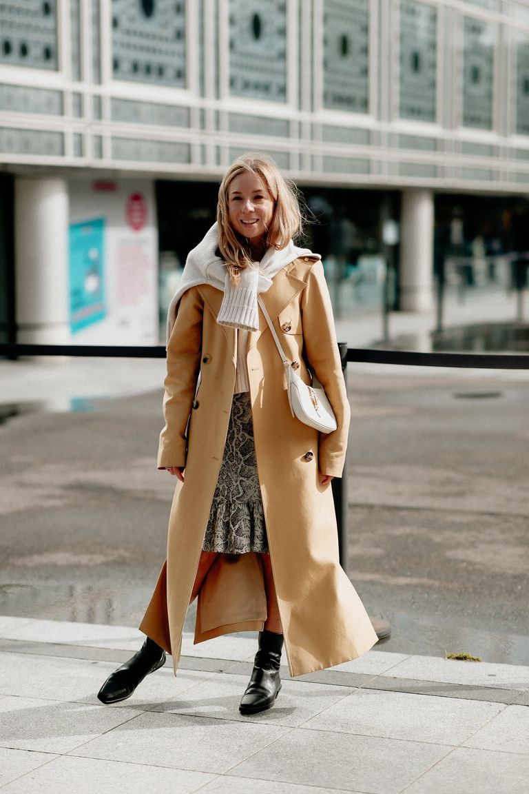 中长款西装大衣搭配,春款西装大衣穿搭高级感