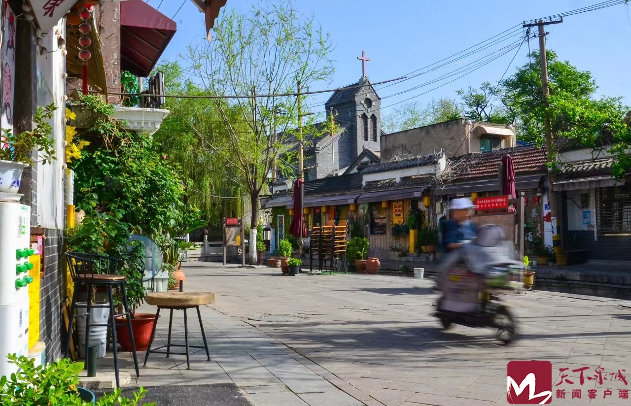 济南城景掠影,济南老城河景