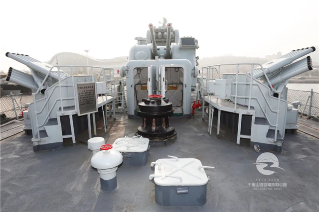 威海驱逐舰免费参观,探访中国航母