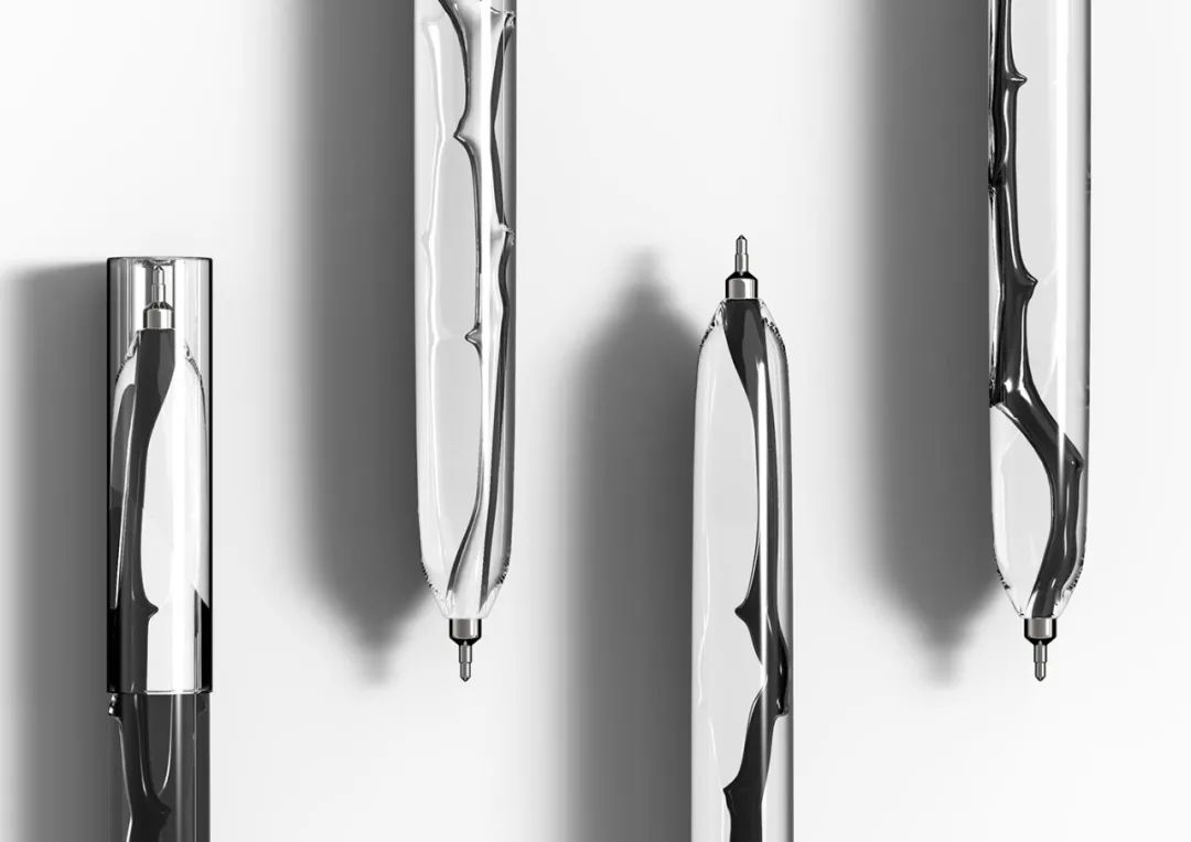 一支笔可以设计出什么花样,笔的变异图形设计