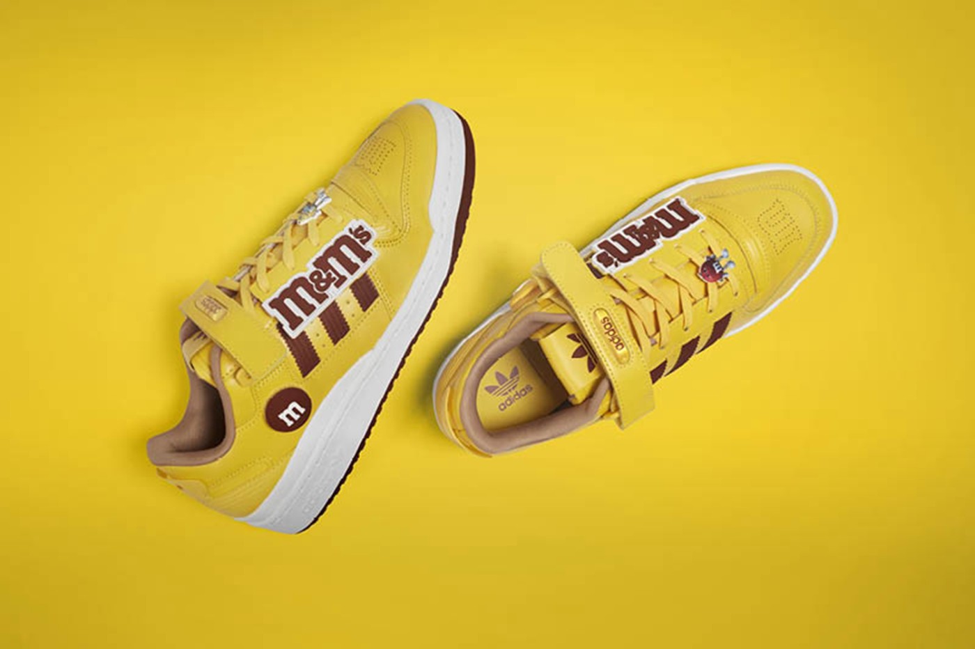 阿迪达斯和mm豆联名鞋子,mms巧克力豆联名鞋子