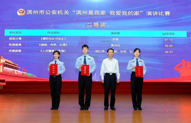 滨州市公安机关“滨州是我家我爱我的家”主题演讲比赛成功举办