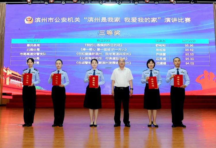 滨州市公安机关“滨州是我家我爱我的家”主题演讲比赛成功举办