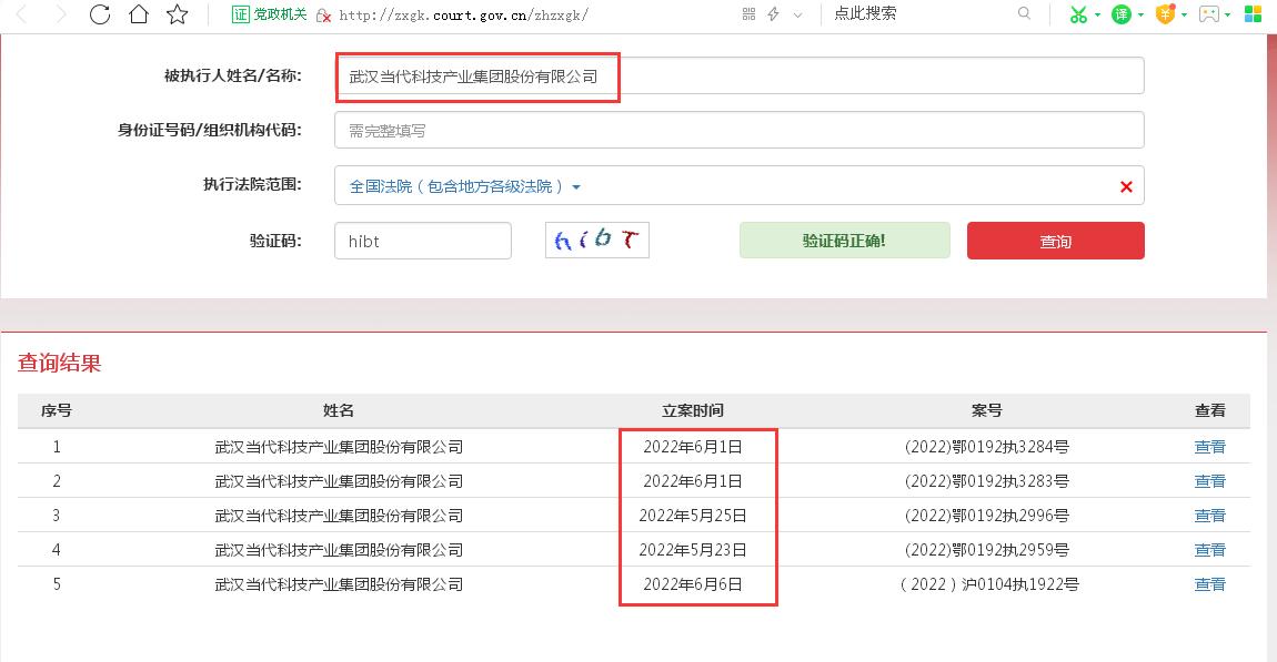 当代科技牵涉多起合同纠纷：今年以来五次成被执行人、执行标的累计高达26亿元、所持有的多个公司股权遭司法冻结