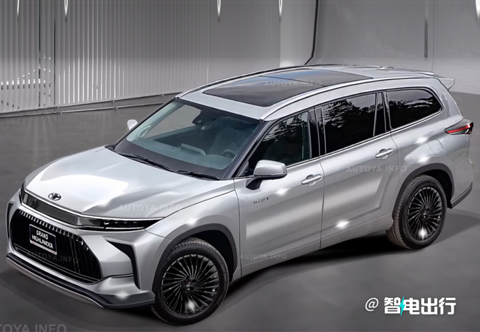 丰田全新一代汉兰达实车,丰田汉兰达2023新款上市骑士版