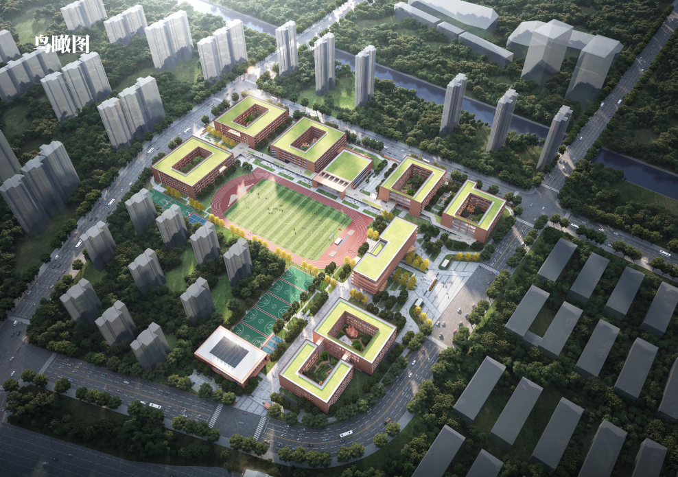 占地142亩!福州又一所大学附属高中效果图曝光