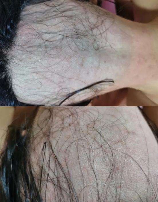 女子当发模被剃头,女子做发模后脑勺被剃