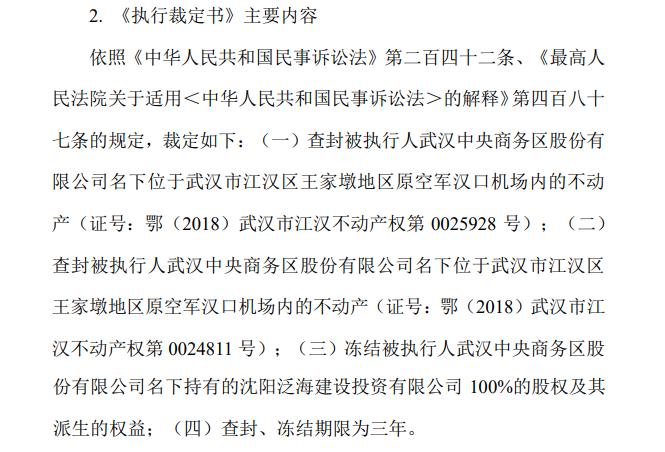 一起法拍背后的4年纠纷：泛海控股“违约”山东高速，卢志强被“老乡”*债追**20亿