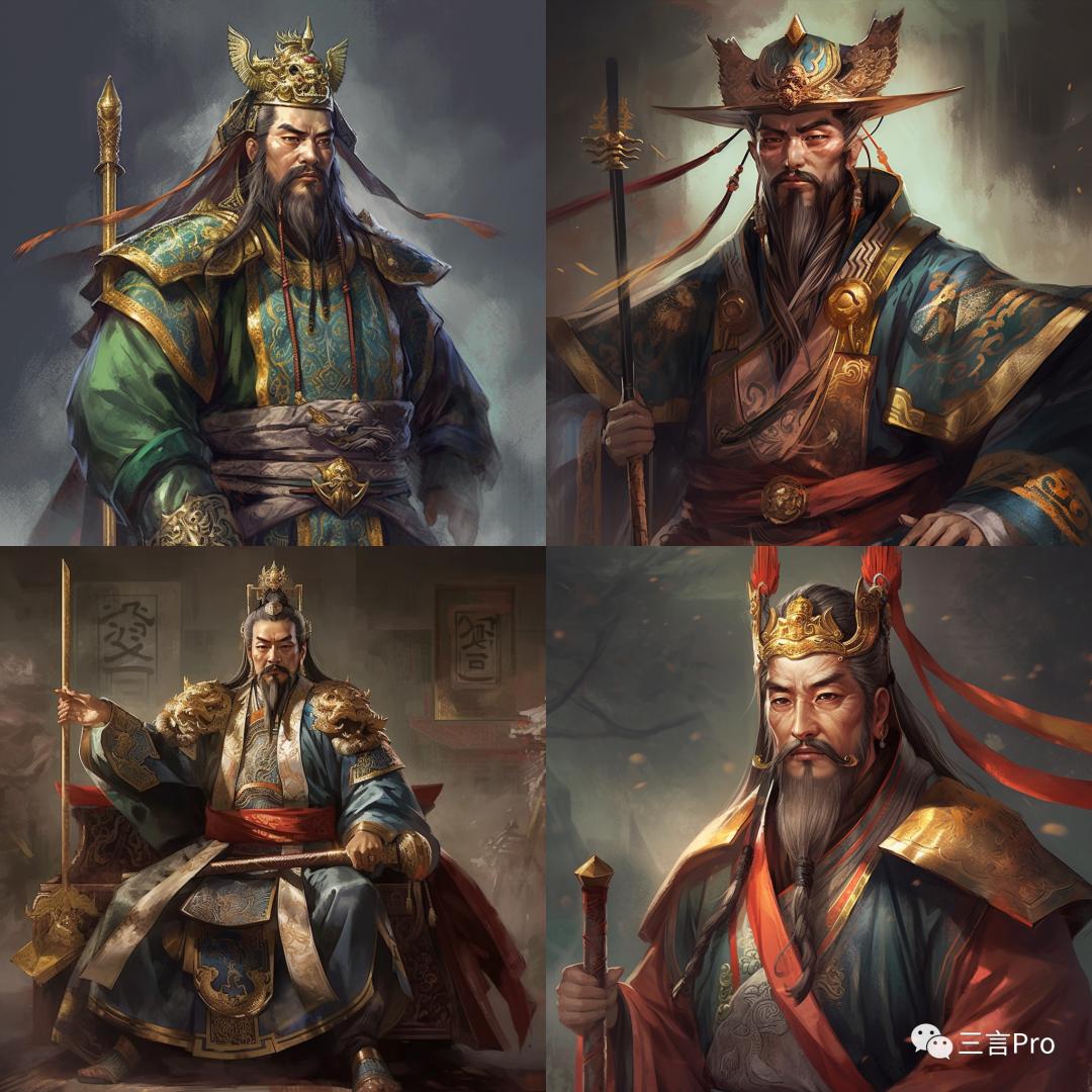 效果惊人！我们用Midjourney生成了四大名著里的23个经典人物画像