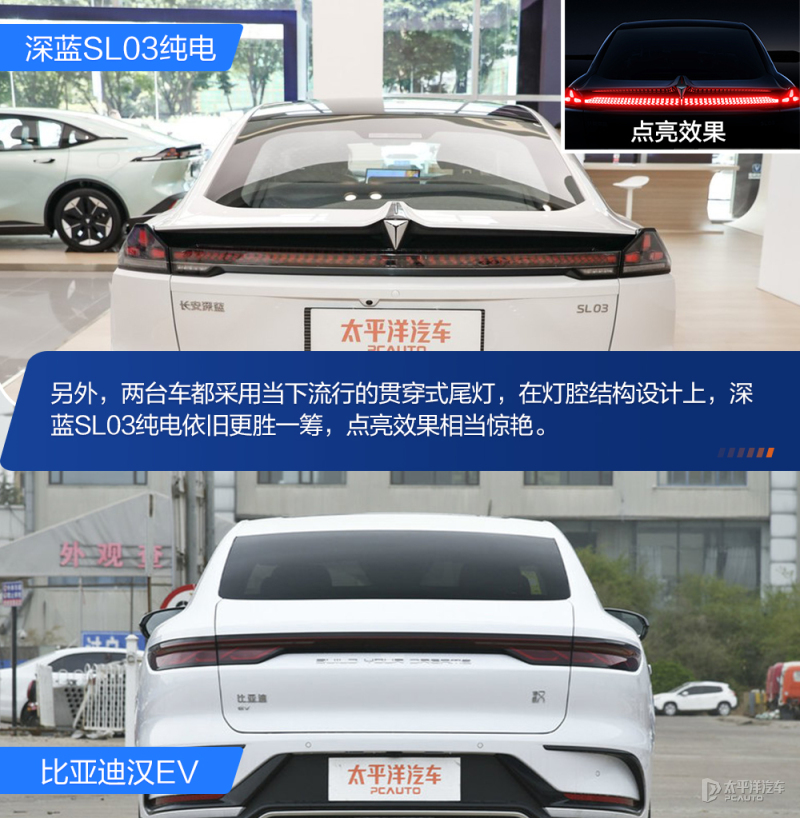 比亚迪汉ev和长安深蓝哪个好,长安深蓝sl03对比比亚迪汉ev