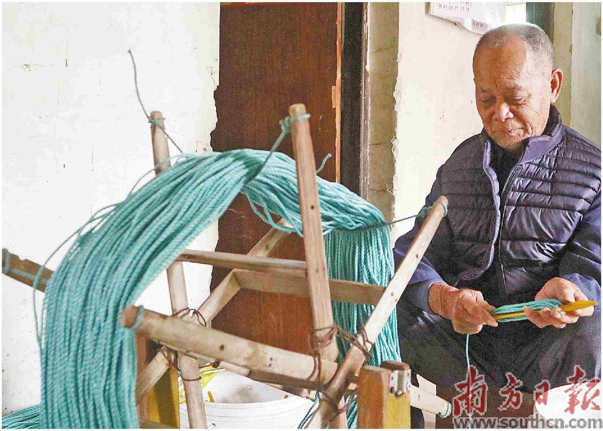 巧手编网兜,巧手编织工