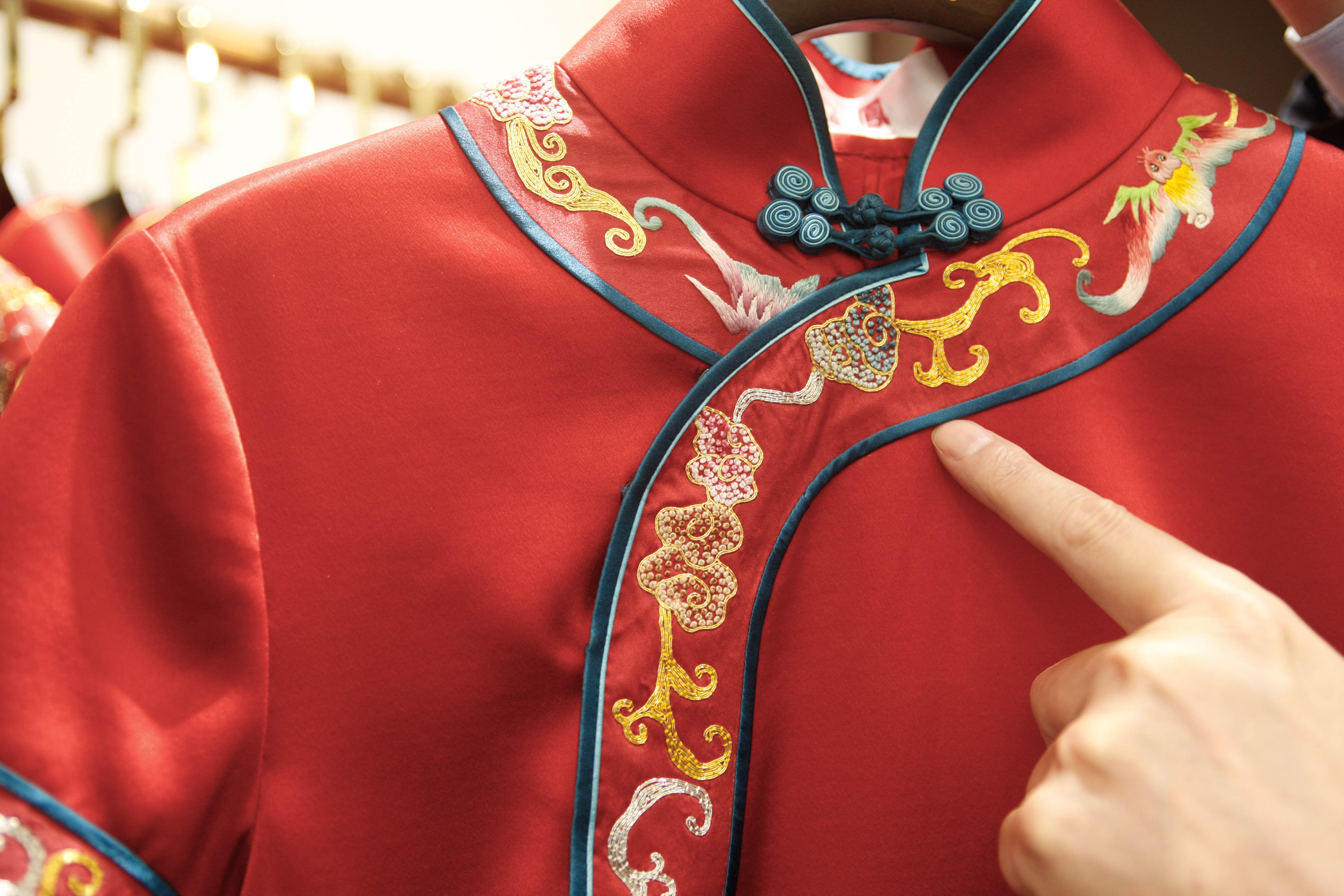 旗袍文化传承图片,中国旗袍非遗传承图片