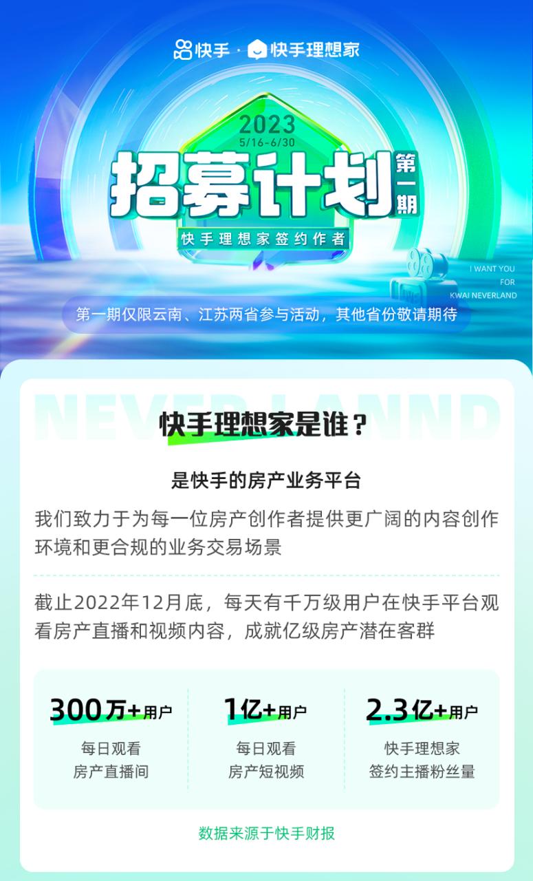 快手理想家,快手如何签约快手理想家