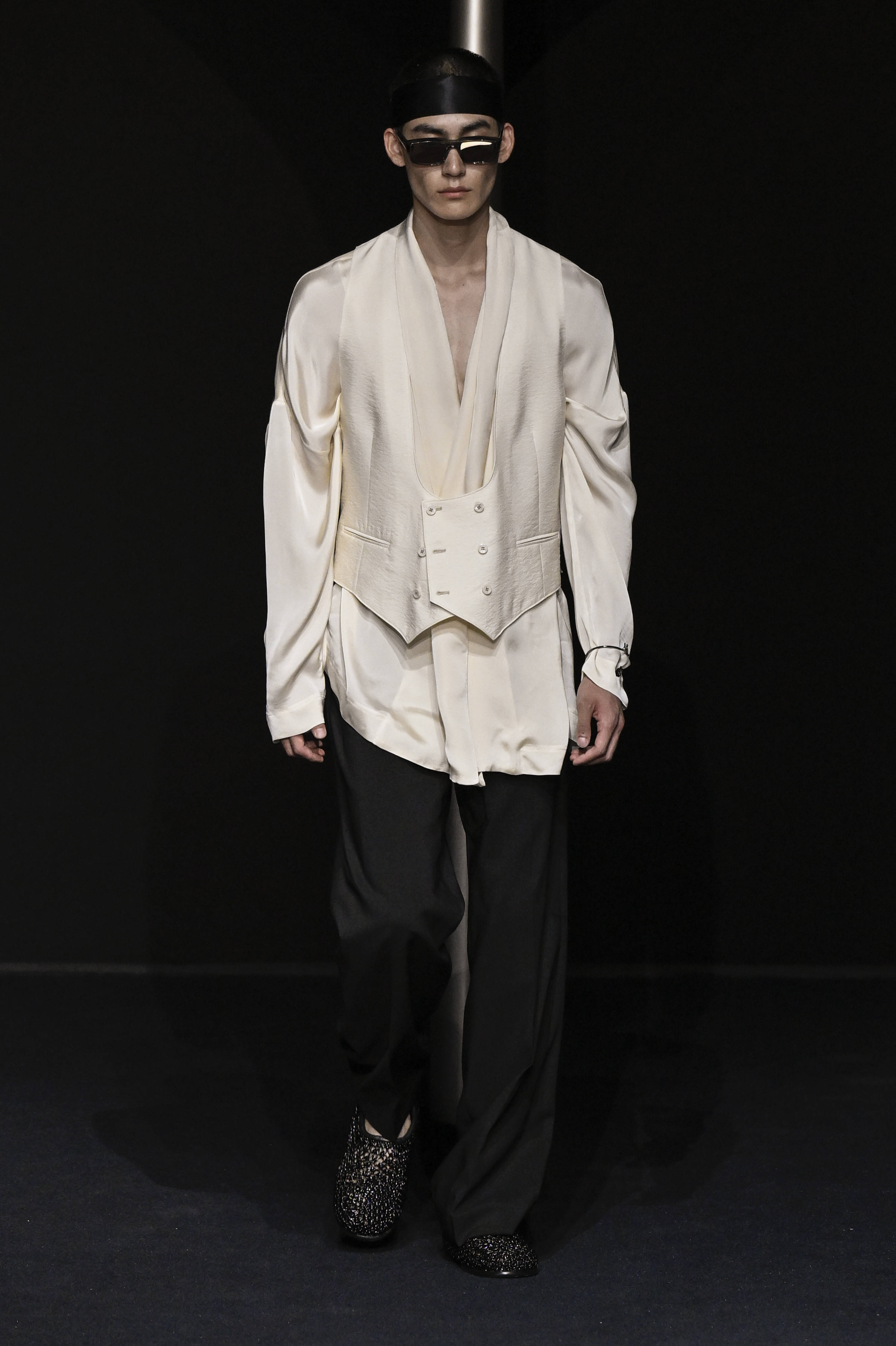 米兰时装周阿玛尼男装秀场,米兰阿玛尼秋冬男装秀