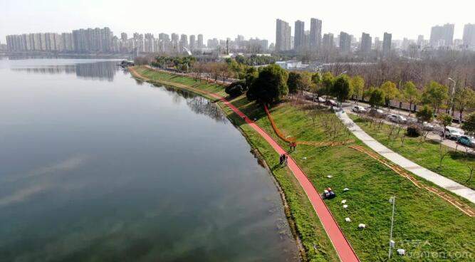 六安月亮岛跑道,六安市月亮岛步道