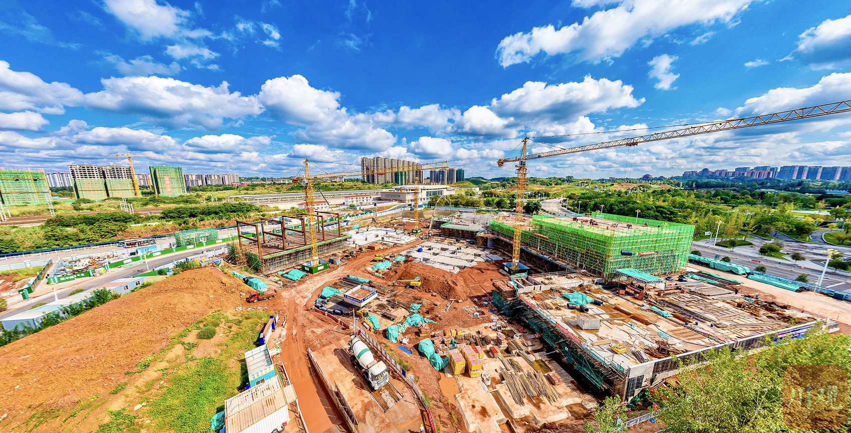 图集｜成渝高铁资阳北综合客运枢纽站最新进展