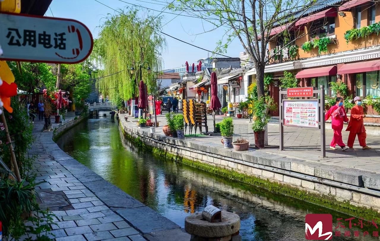 济南城景掠影,济南老城河景