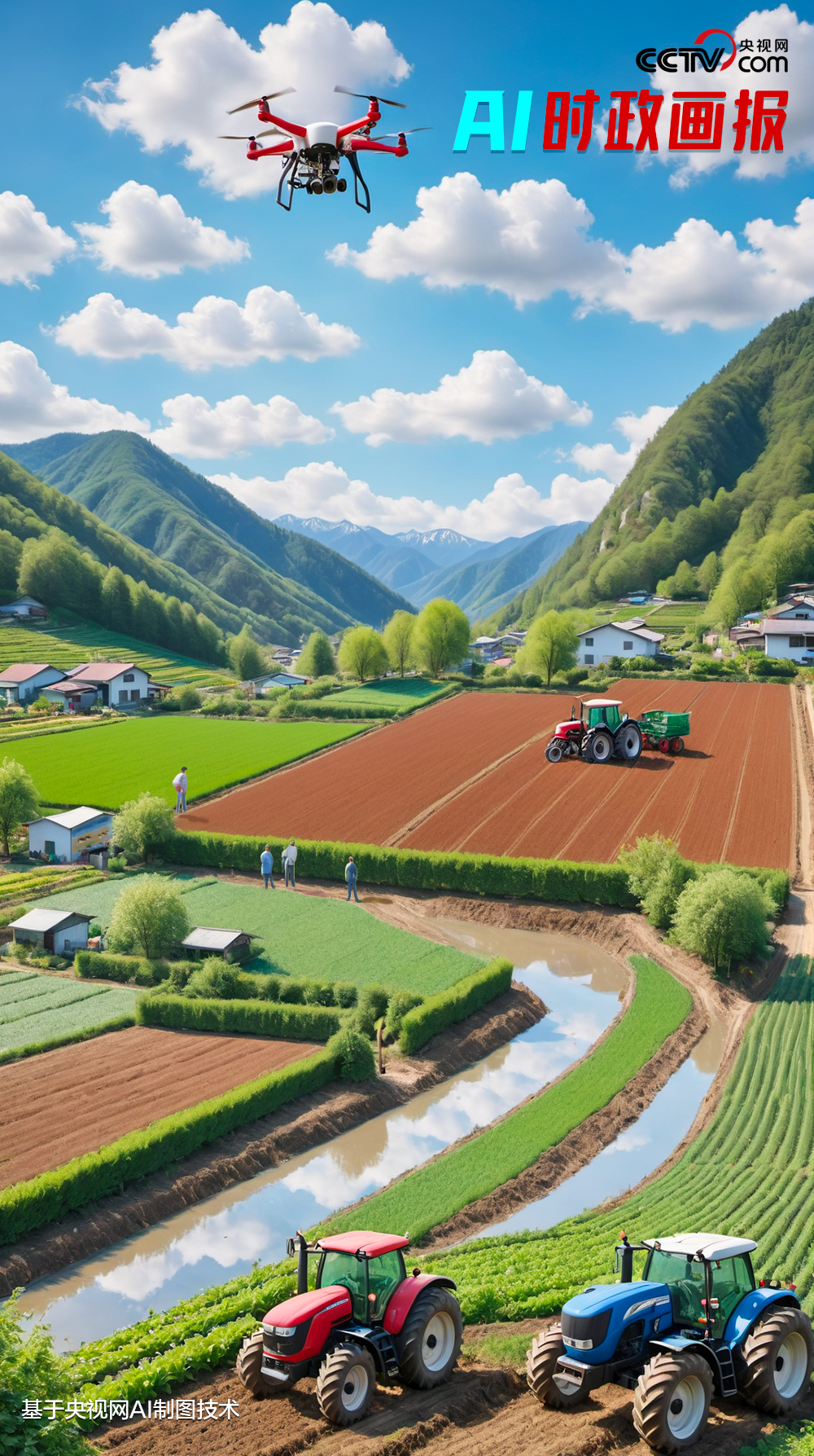 ai时政画报梦想成真,央视ai时政画报两会